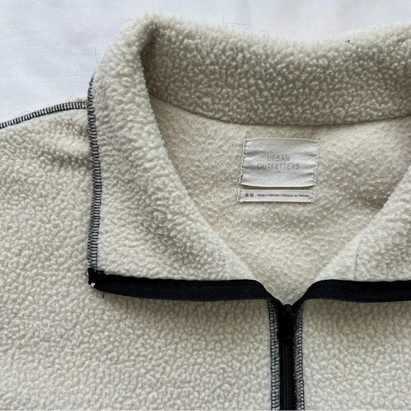 Urban Outfitters Posie Fleece Half Zip Sweatshirt - Picture 4 of 7